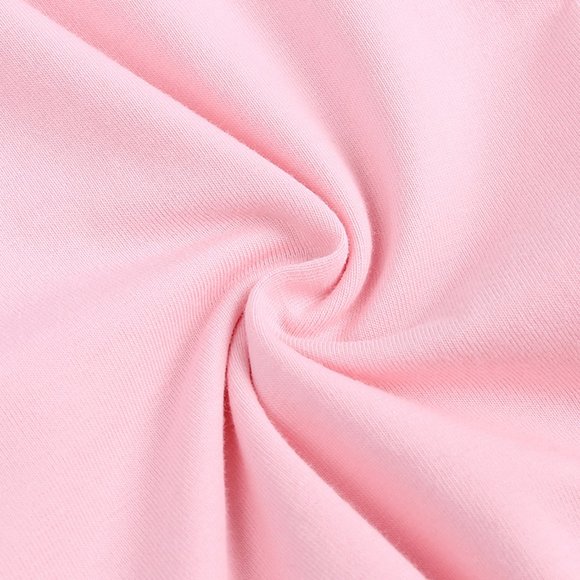 *NWT* BABY ROMPER Bodysuit Short Sleeve Long Leg Double Zipper Pink Cotton Girl - Picture 11 of 15